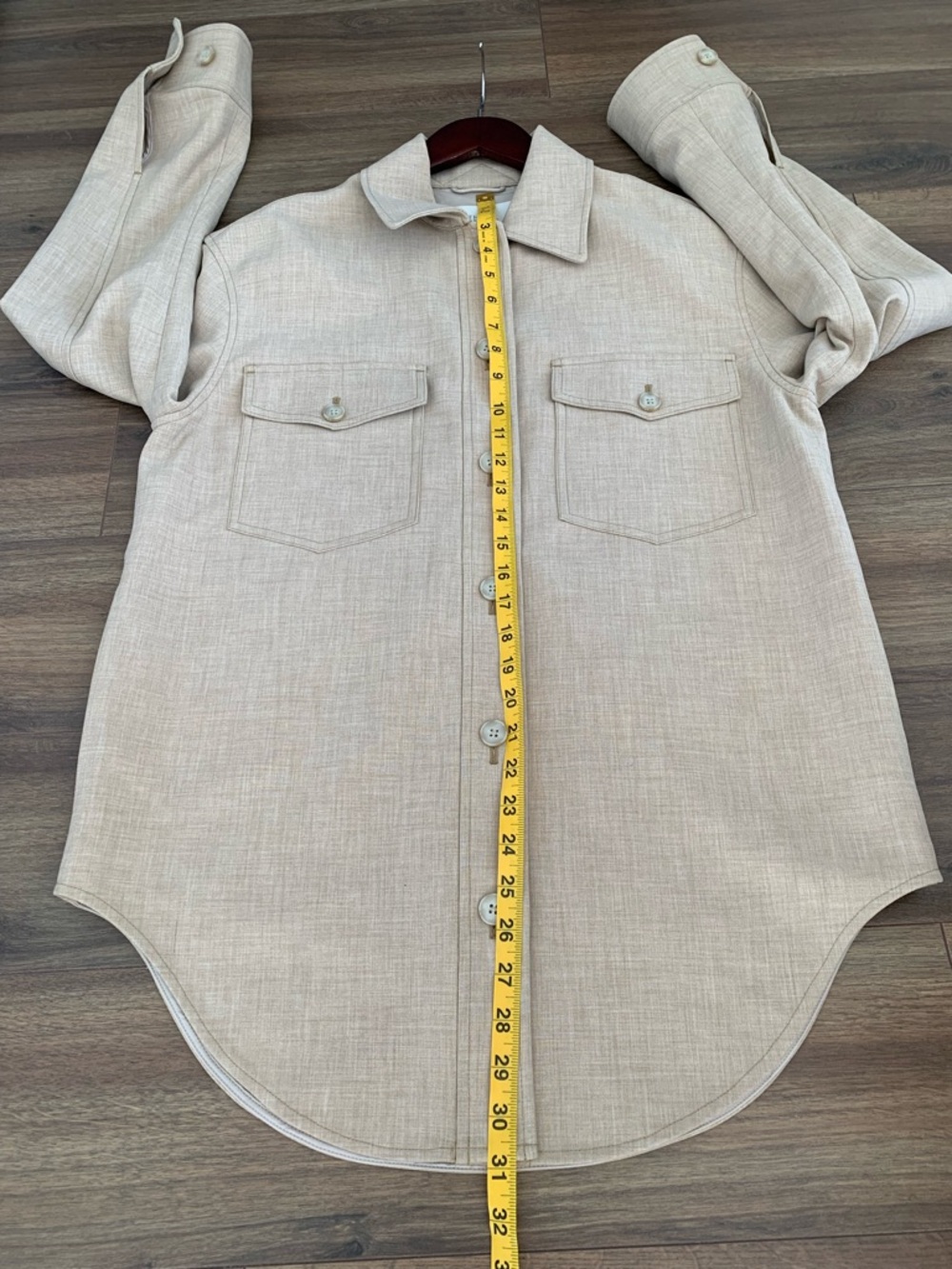 Aritzia Wilfred the Ganna shirt Jacket women’s oversized S - Picture 8 of 12